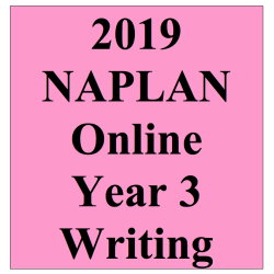 2019 Kilbaha Interactive NAPLAN Trial Test Writing Year 3